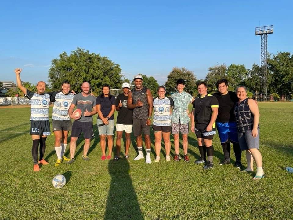 Seniors Practice With Lote Thai National Coach | Lanna Rugby Club Chiang Mai