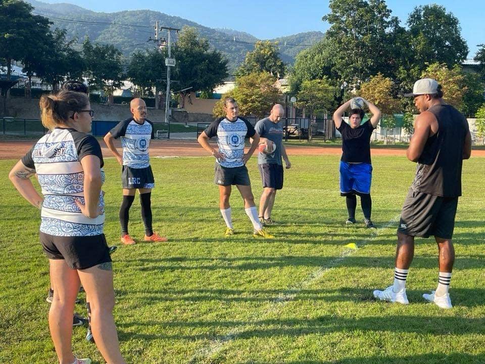 Seniors Practice With Lote Thai National Coach | Lanna Rugby Club Chiang Mai